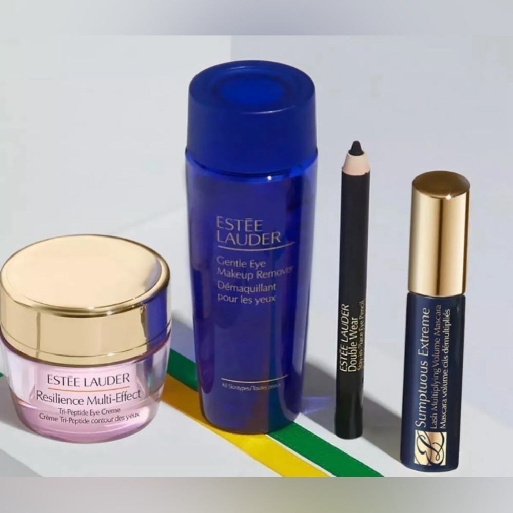 NEW-🌸HP🌸4 PC Estee Lauder Resilience Lift Eye, Makeup Remover Mascara Eye Pencil